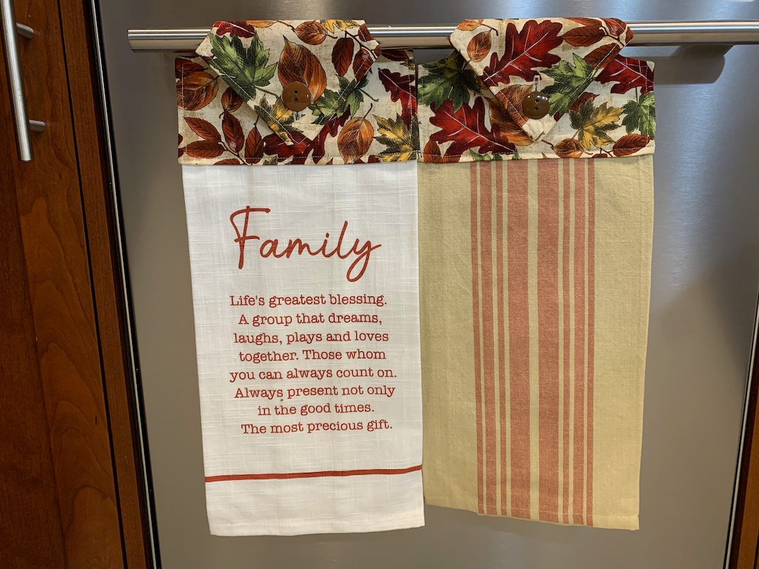Family, Family Kitchen Towel, Life's Greatest Blessing, Family Towel