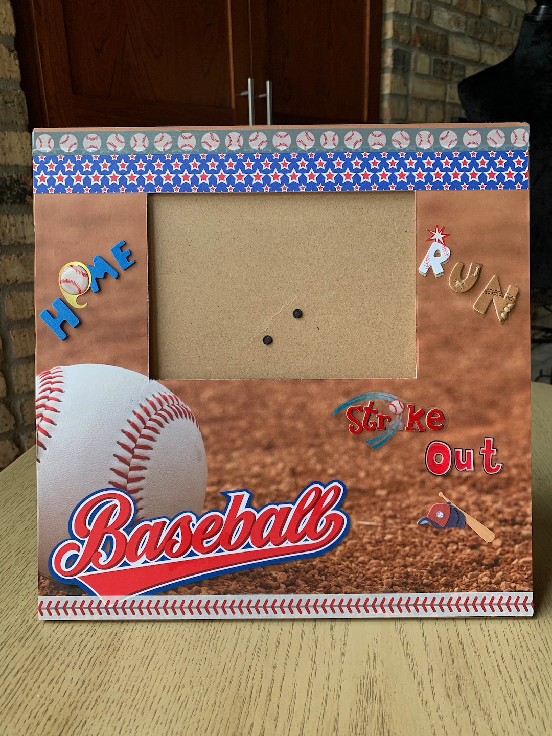 Baseball Picture Frame, Baseball Frame, MLB, Baseball, Baseball Mom