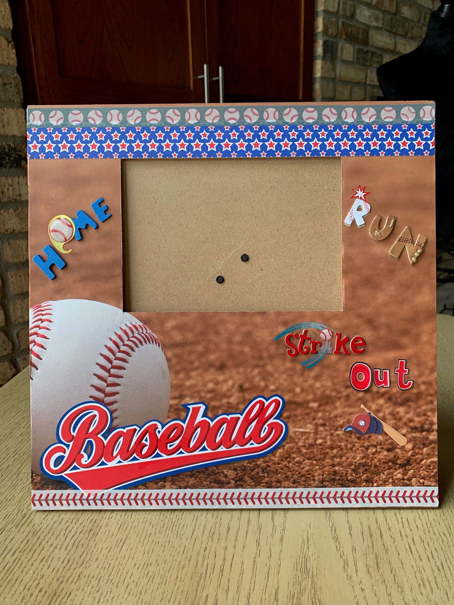Baseball Picture Frame Baseball Frame MLB Baseball Etsy