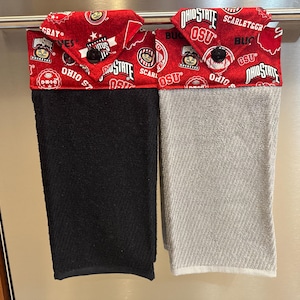 Ohio State , Ohio State Buckeyes , Ohio State Handtuch , Ohio State Küchentuch , Ohio State Bar Handtuch , Ohio State Golf Handtuch , Nackenhörnchen ,