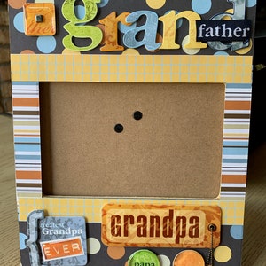 Grandpa, Grandfather, Grandpa Picture Frame, Gift for Grandpa from Grandchild, Father&#39;s Day, Father&#39;s Day Gift
