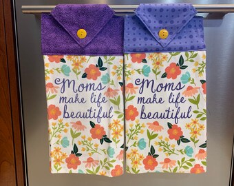 Moms make life beautiful, Mom gift, Mothers Day gift, Stepmother, Grandmother, Godmother, Spring