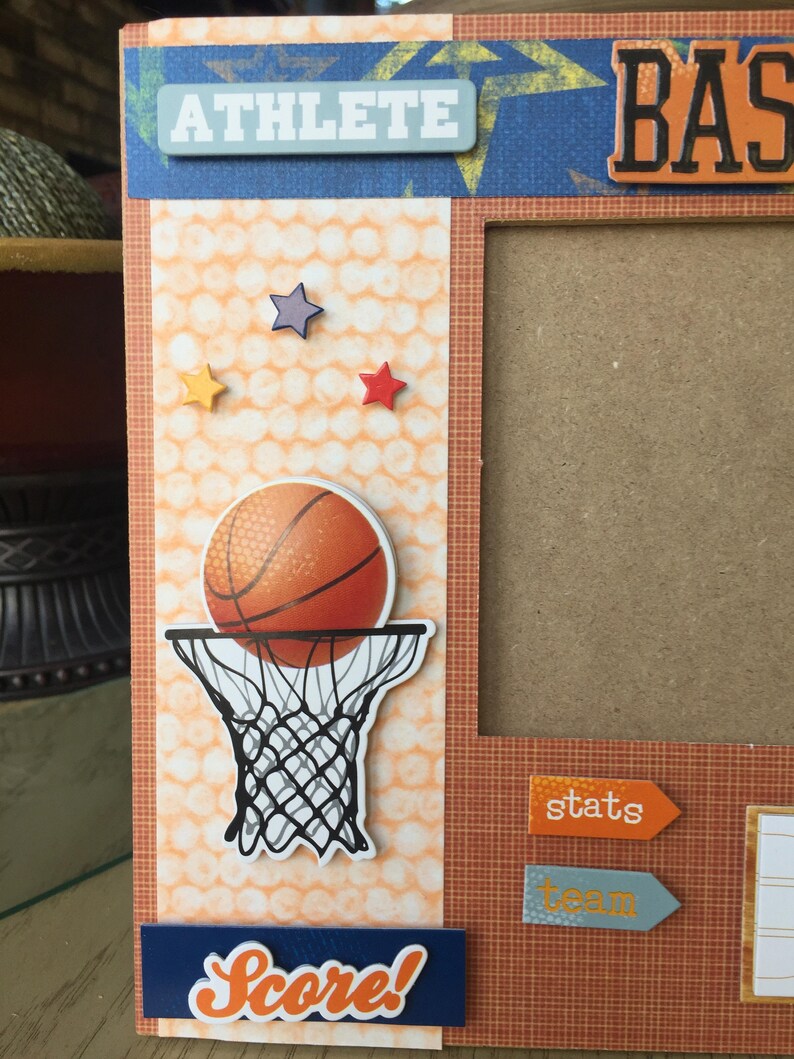 Basketball Picture Frame Basketball Hoops Basketball Team Etsy