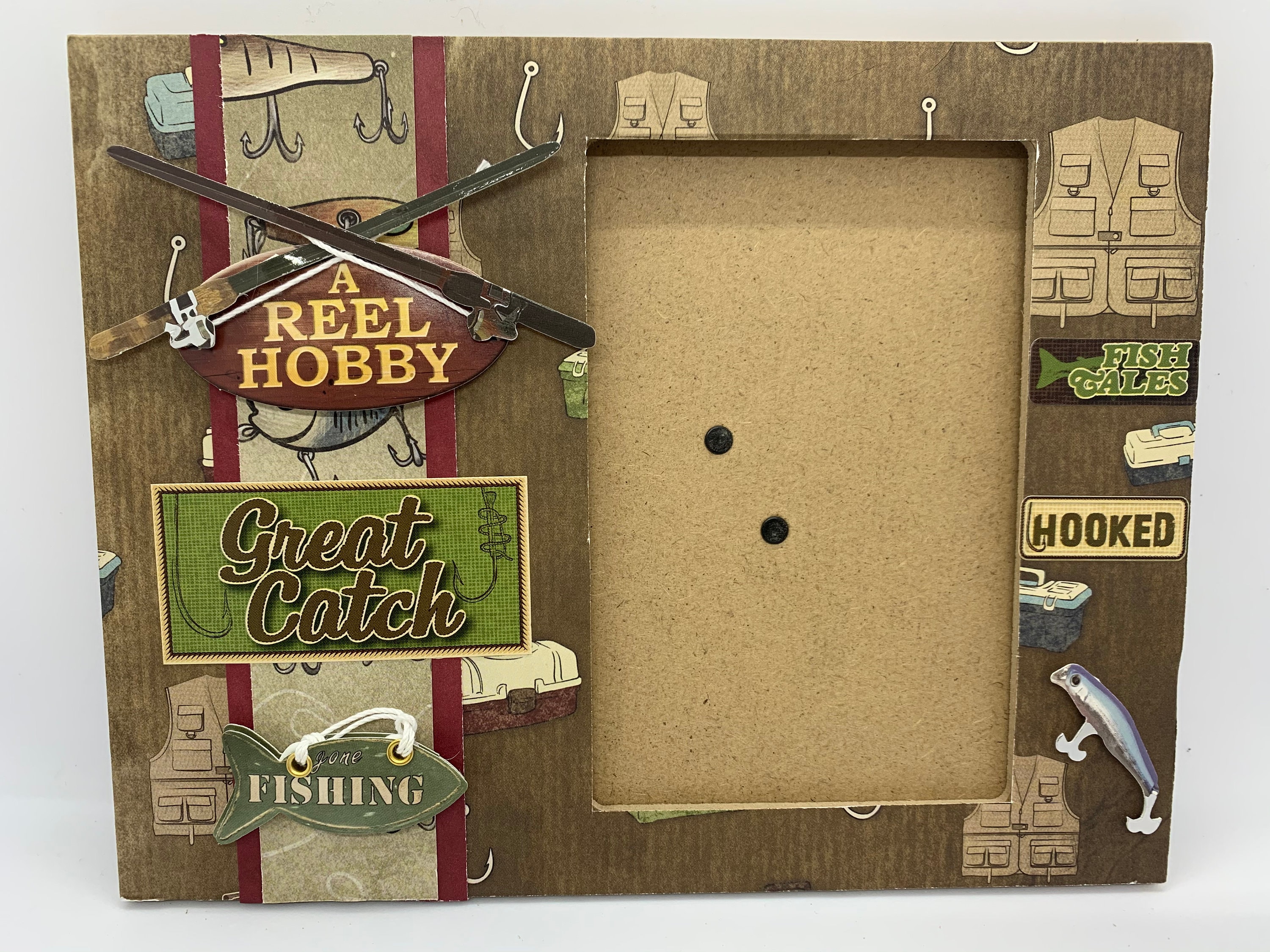 Fishing Picture Frame Fisherman Fishing Decor Fishing Etsy