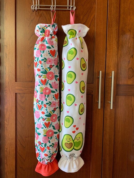 organize plastic grocery bolsas