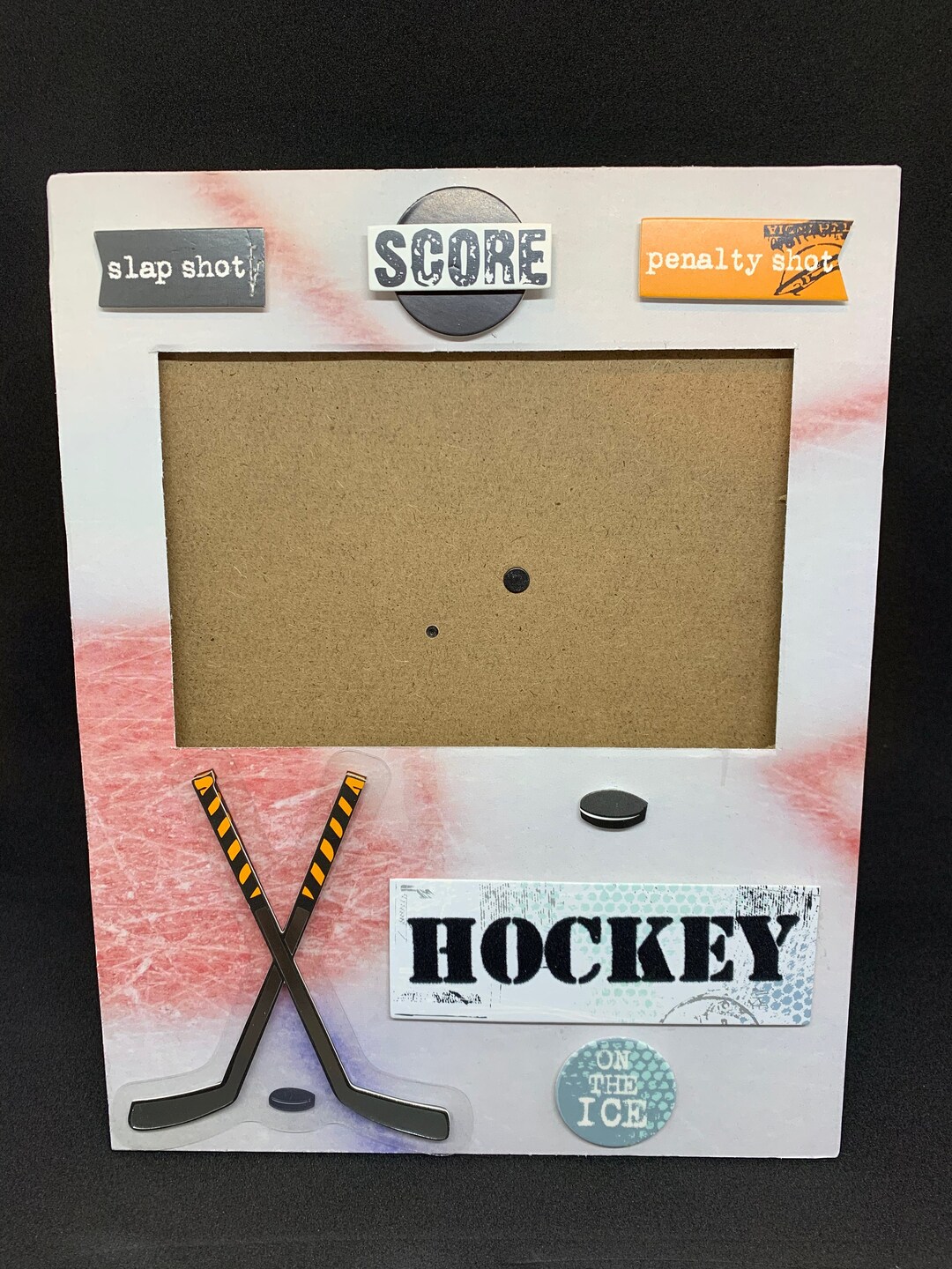Hockey Hockey Picture Frame Hockey Frame Hockey Picture Etsy