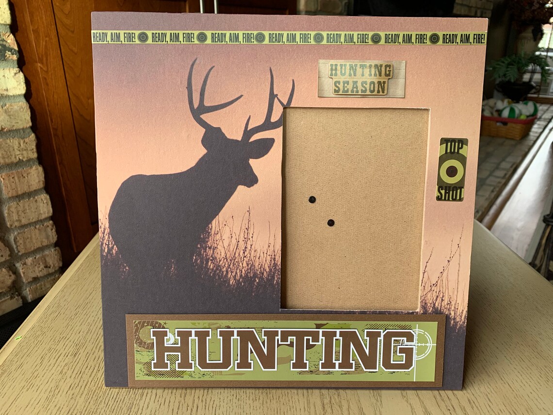 Hunting Picture Frame Hunting Season Deer Hunting Frame - Etsy