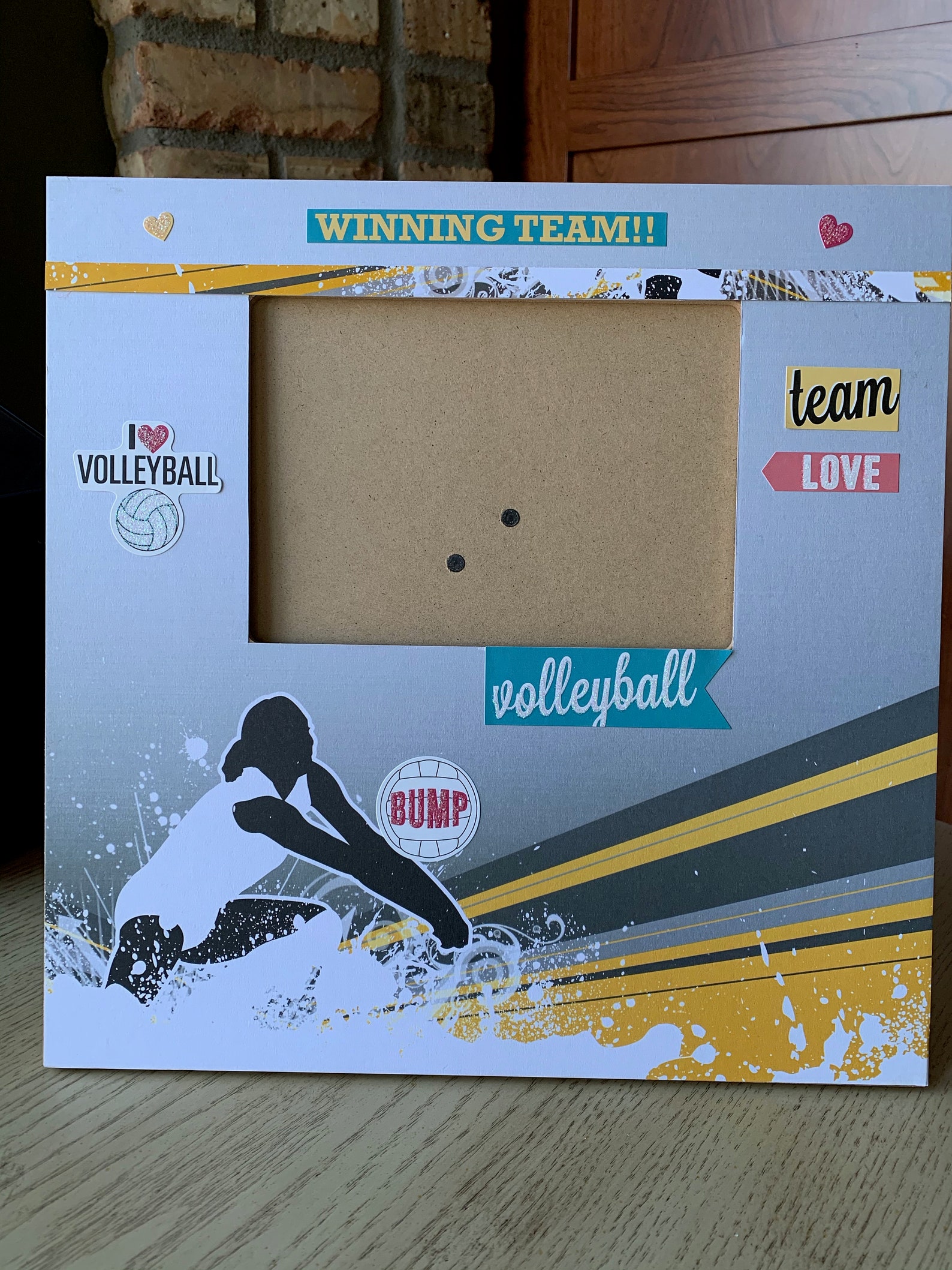 Volleyball Volleyball Picture Frame A Way of Life Team - Etsy