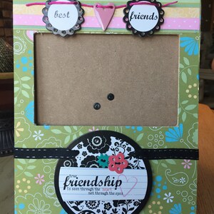 Friendship picture frame, True Friendship picture frame, Best Friends picture frame, BFF, best friends, see throught the heart not the eyes