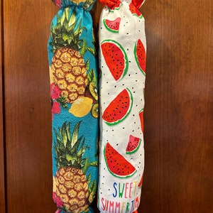 Plastic bag holders, Grocery bag holders, Kitchen organizer, Recycle grocery bag holder, Plastic bag dispensers, Fabric bag dispenser