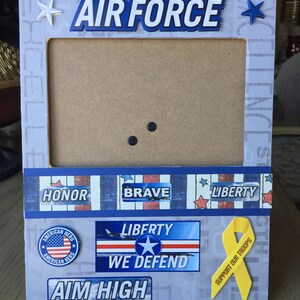 Air Force, Air Force picture frame, U.S. Air Force, United States Air Force, Aim High, Cross into the Blue, Liberty We Defend