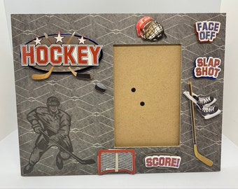 Hockey, Hockey picture frame, Hockey frame, Hockey picture, Ice Hockey sports, Hockey Mom, Hockey Decor, State of Hockey, SOH, NHL