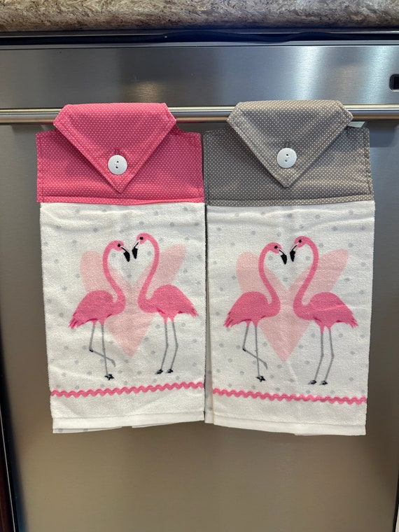 Pink flamingo towels sale