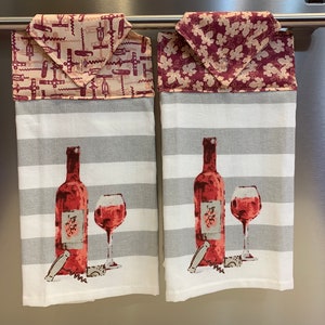 Wine, Wine towel, wine decor, wine lover, wine lover gift, wine bar, bar towel, Merlot, cabernet, Malbec, Pinot Noir
