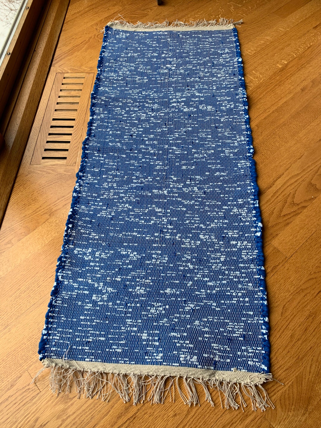 Royal Blue, Royal Blue Rug, Cotton Rug, Made From Recycled Lanyards ...