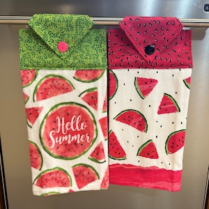 Hello Summer, Sweet Summertime, Watermelon, Watermelon towel, Watermelon decor, Watermelon kitchen, Summertime decor, summertime kitchen