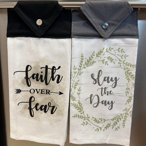 Faith over Fear, Faith over Fear towel, God towel, God is bigger, God is Good, God is Great, Promise keeper, Way Maker, Trust, Christian