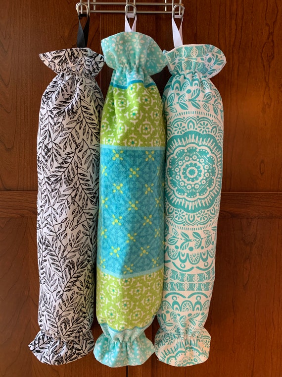 Plastic bag holders Grocery bag holders Kitchen organizer Etsy