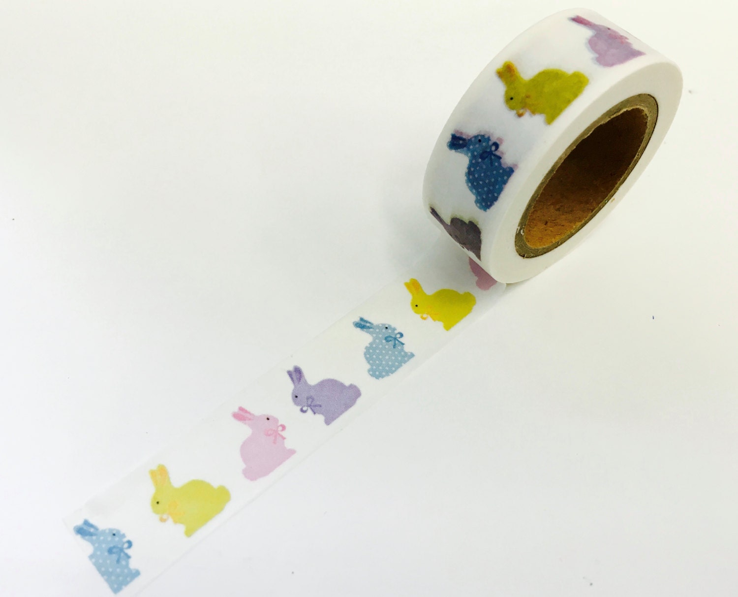 Pastel Bunny Rabbits Easter Washi Tape Scrapbooking Etsy