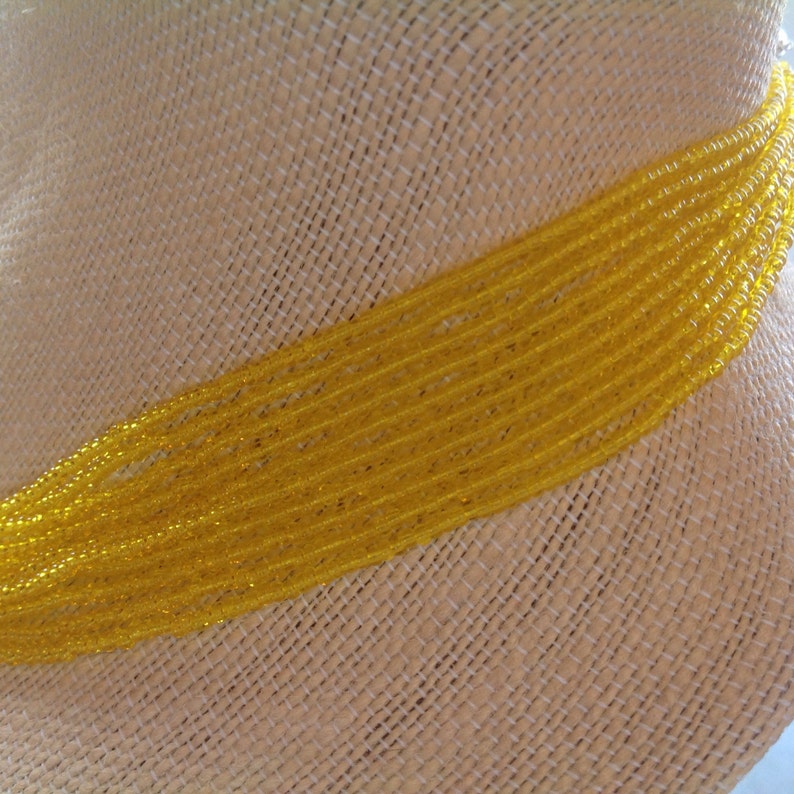 boho chic,yellow jewelry,modern necklace,seed beaded jewelry,gift Shiny yellow,seed beaded necklace,multistrand necklace,layering necklace