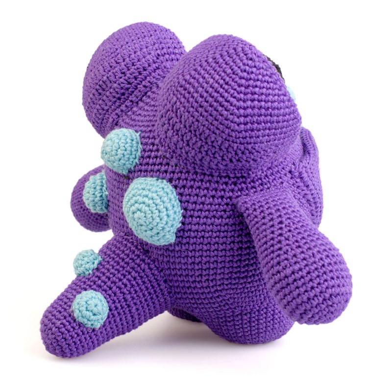 Pattern: Amigurumi monster Yum Yum, pdf crochet pattern, english US terms image 4