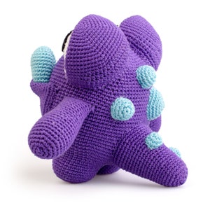 Pattern: Amigurumi monster Yum Yum, pdf crochet pattern, english US terms image 3