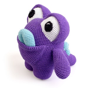 Pattern: Amigurumi monster Yum Yum, pdf crochet pattern, english US terms image 2