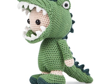 Croco Joe - US terms amigurumi pdf pattern