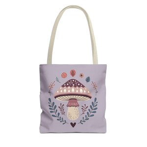 Zauberpilz Einkaufstasche, Fliegenpilz Buch Tasche, Cottagecore Garten Projekt Tasche, Sommer Pool Tasche, wiederverwendbare Einkaufstasche