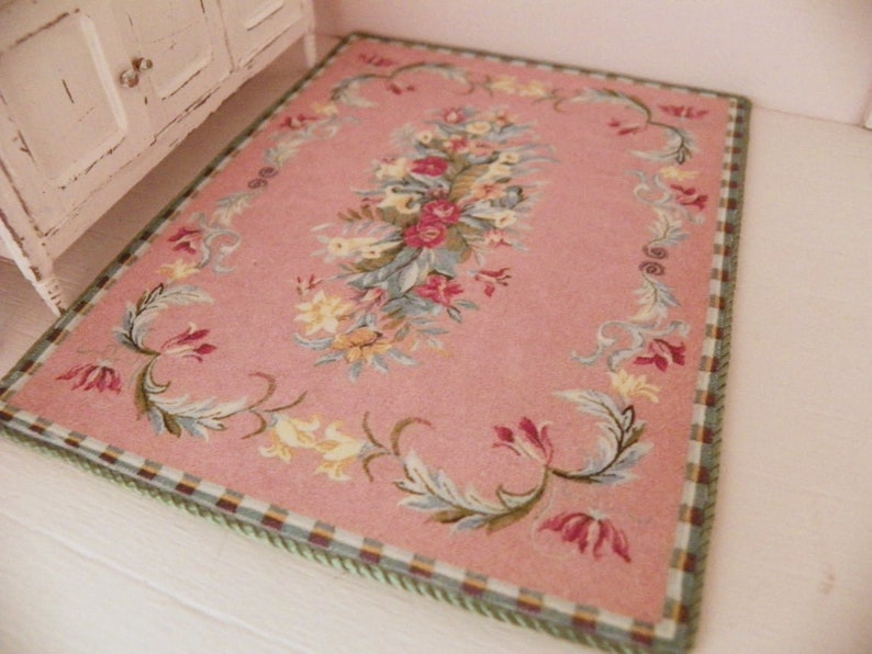 Aubusson Dollhouse Rug Etsy