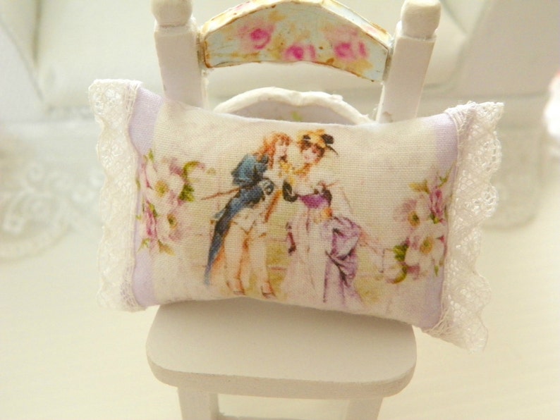 dollhouse miniatures pillow image 2