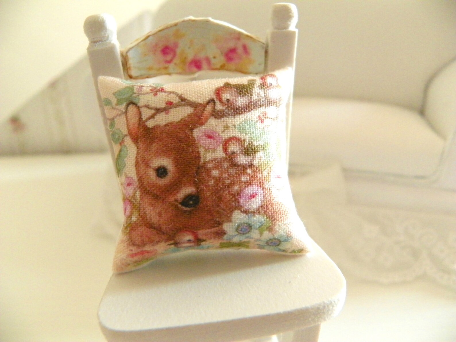 Dollhouse Miniatures Pillow Etsy