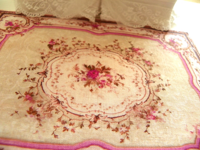 Aubusson Dollhouse Miniature Rug Etsy