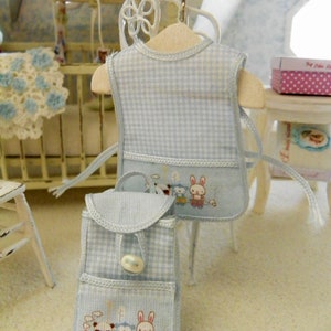 miniature Apron Baby Bib School Smock