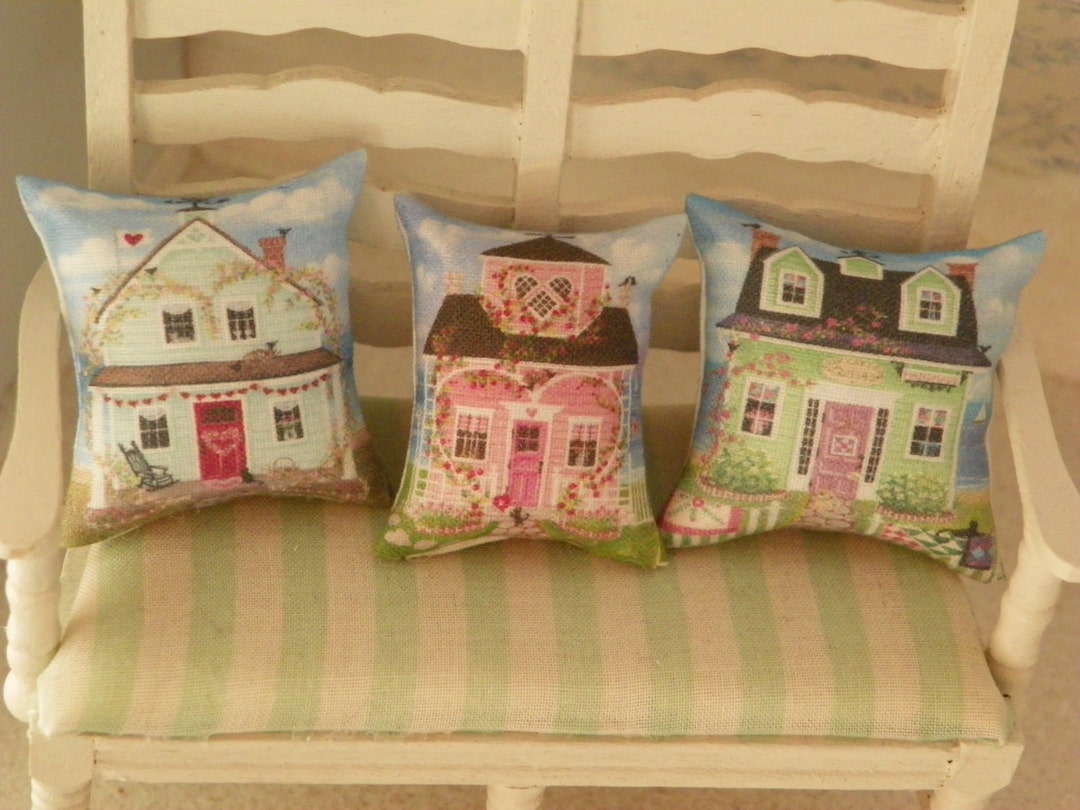 Dollhouse Miniatures Pillow Etsy