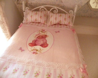 1/12 scale bed sheets,bed linen