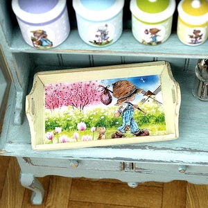 dollhouse miniature tray