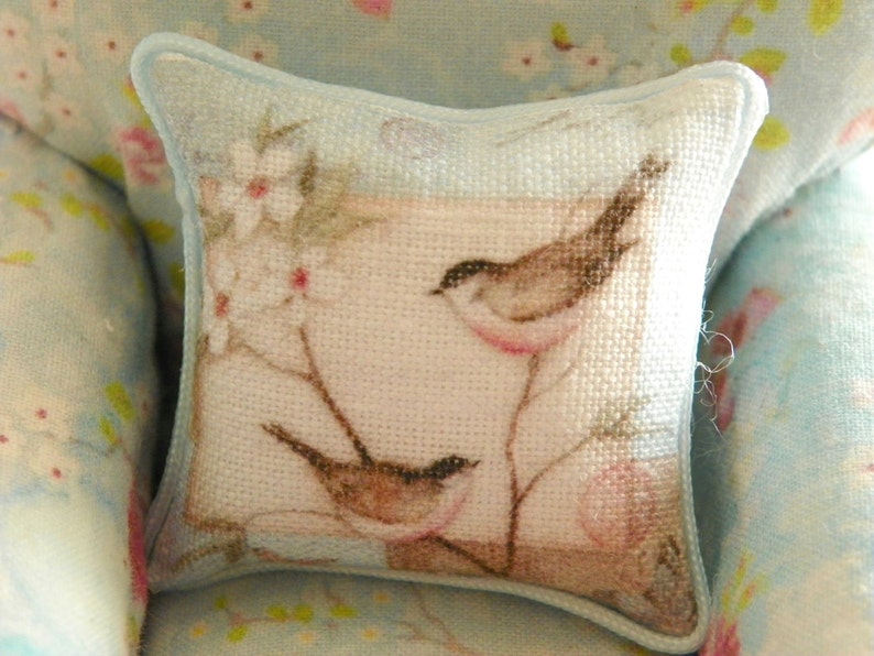 dollhouse miniatures pillow image 2