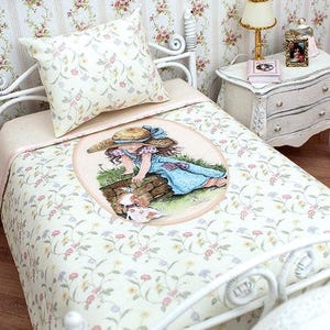 1/12 scale bed sheets,bed linen