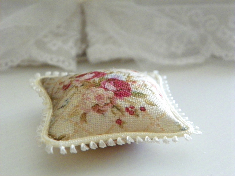 Dollhouse Miniatures Pillow Etsy
