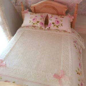 1/12 scale bed sheets,bed linen