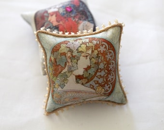 dollhouse miniatures pillow