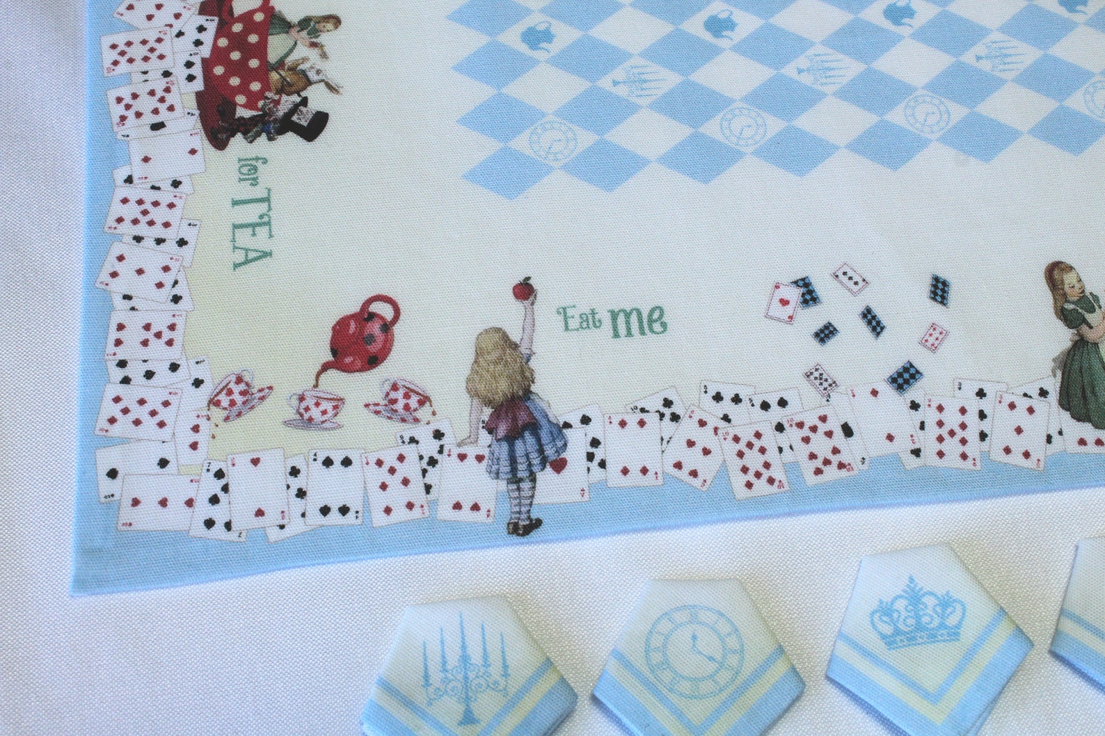 Miniature Dollhouse Tablecloth for the Kitchen Table/ 1/12 Etsy