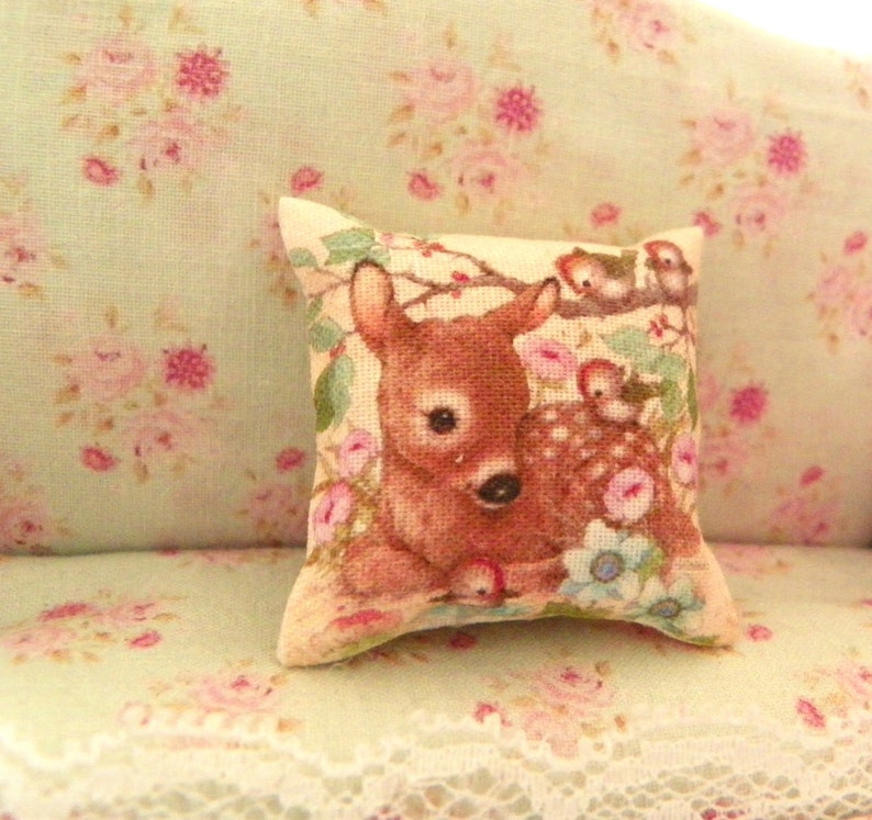 Dollhouse Miniatures Pillow Etsy