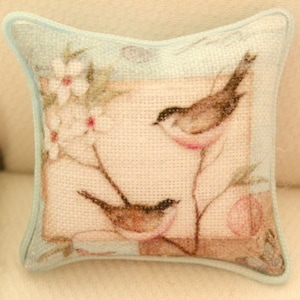 dollhouse miniatures pillow