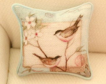 dollhouse miniatures pillow