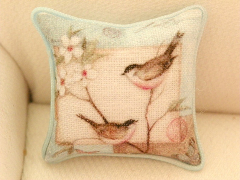 dollhouse miniatures pillow image 1