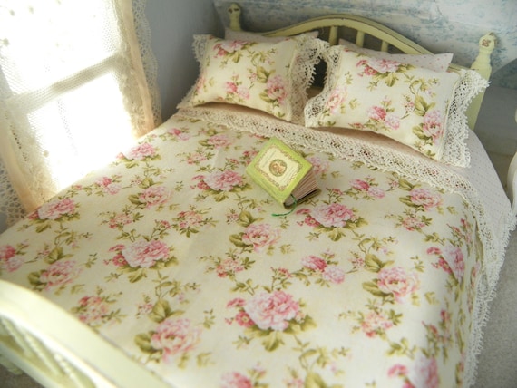 Dollhouse Double Bed French Style Shabby Chic Scale 1 12 Etsy,Most Beautiful Cities In Usa
