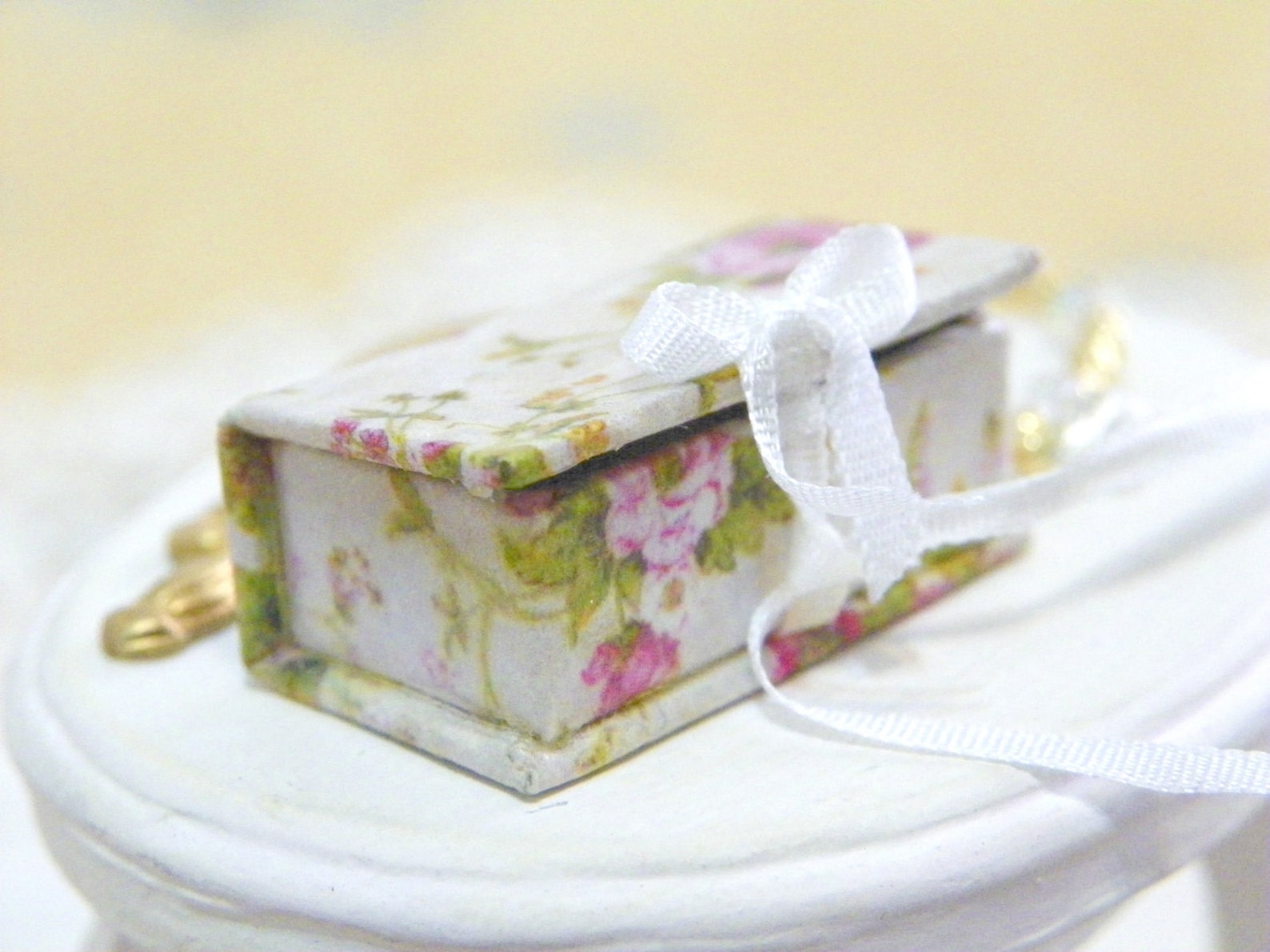 Dollhouse Miniature Jewelry Box Etsy
