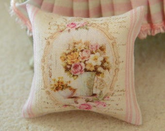 dollhouse miniatures pillow